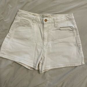 Cream Denim Shorts Universal Thread